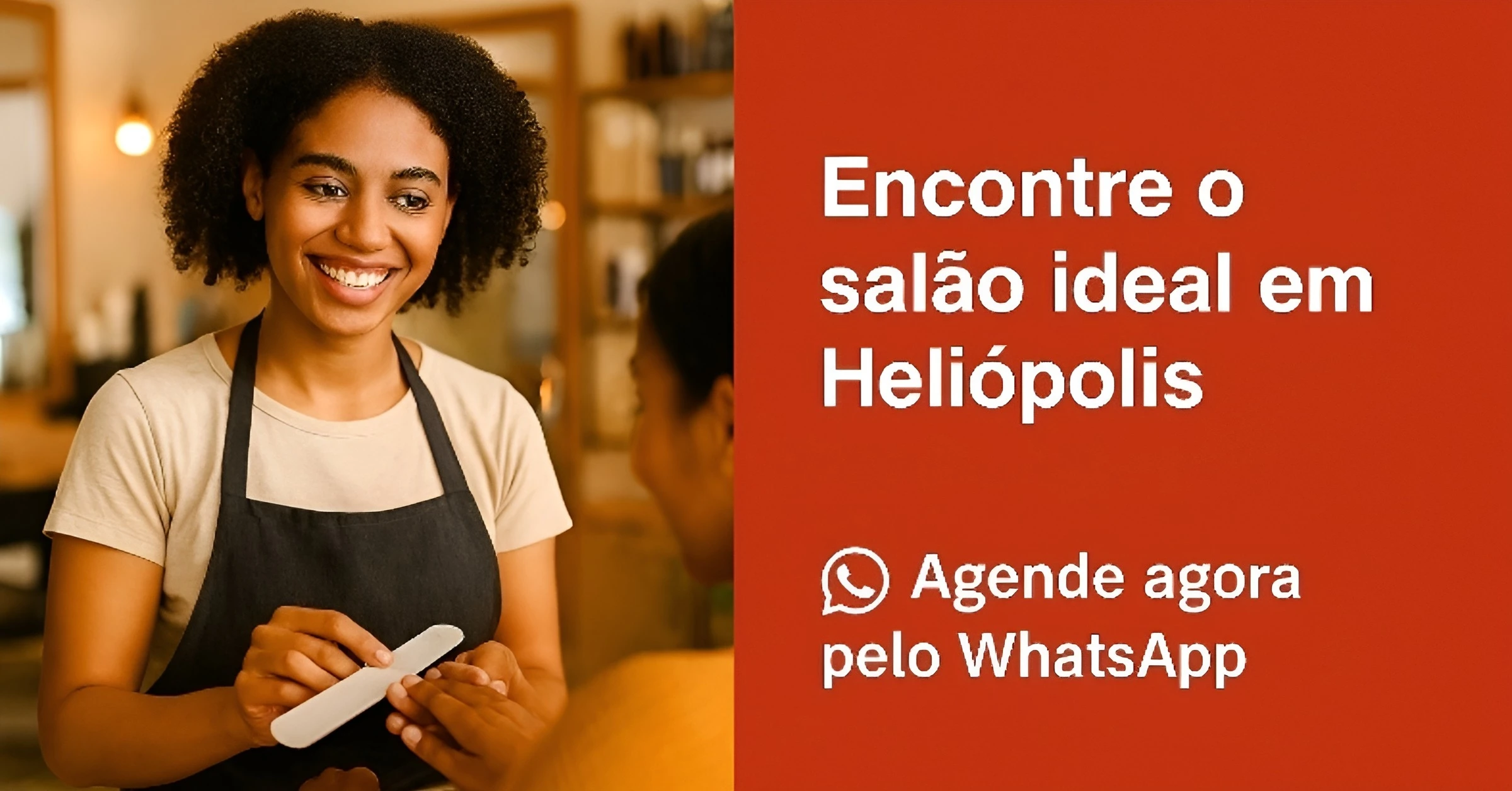 cabeleireira e manicure trabalhando em heliopolis sp
