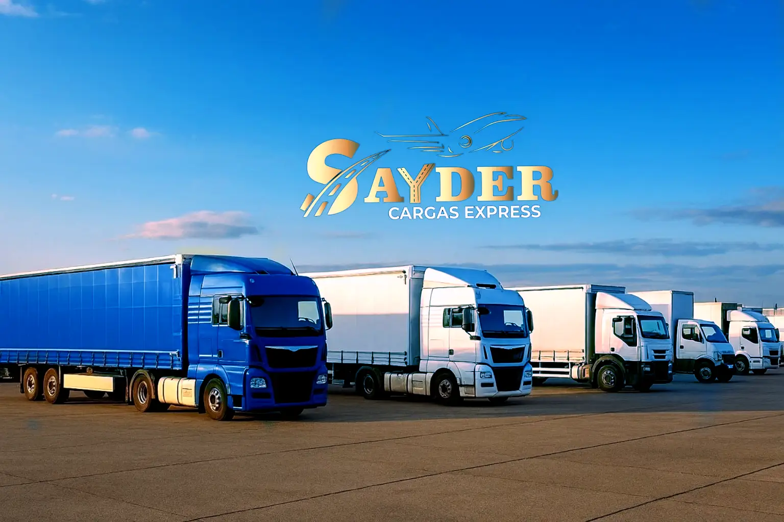 Caminhão da Sayder Cargas transportando mercadorias em São Paulo