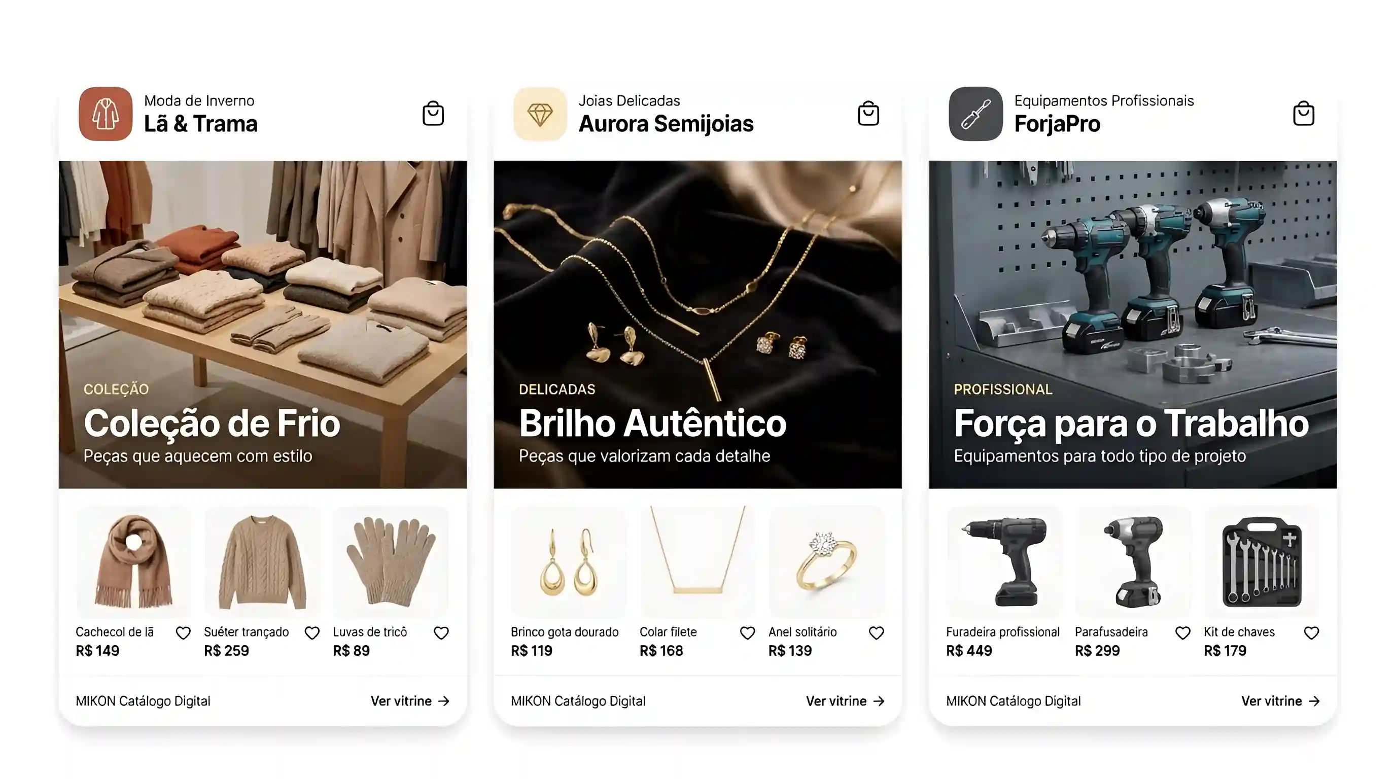 Cat�logo digital para apresentar produtos e receber pedidos pelo celular