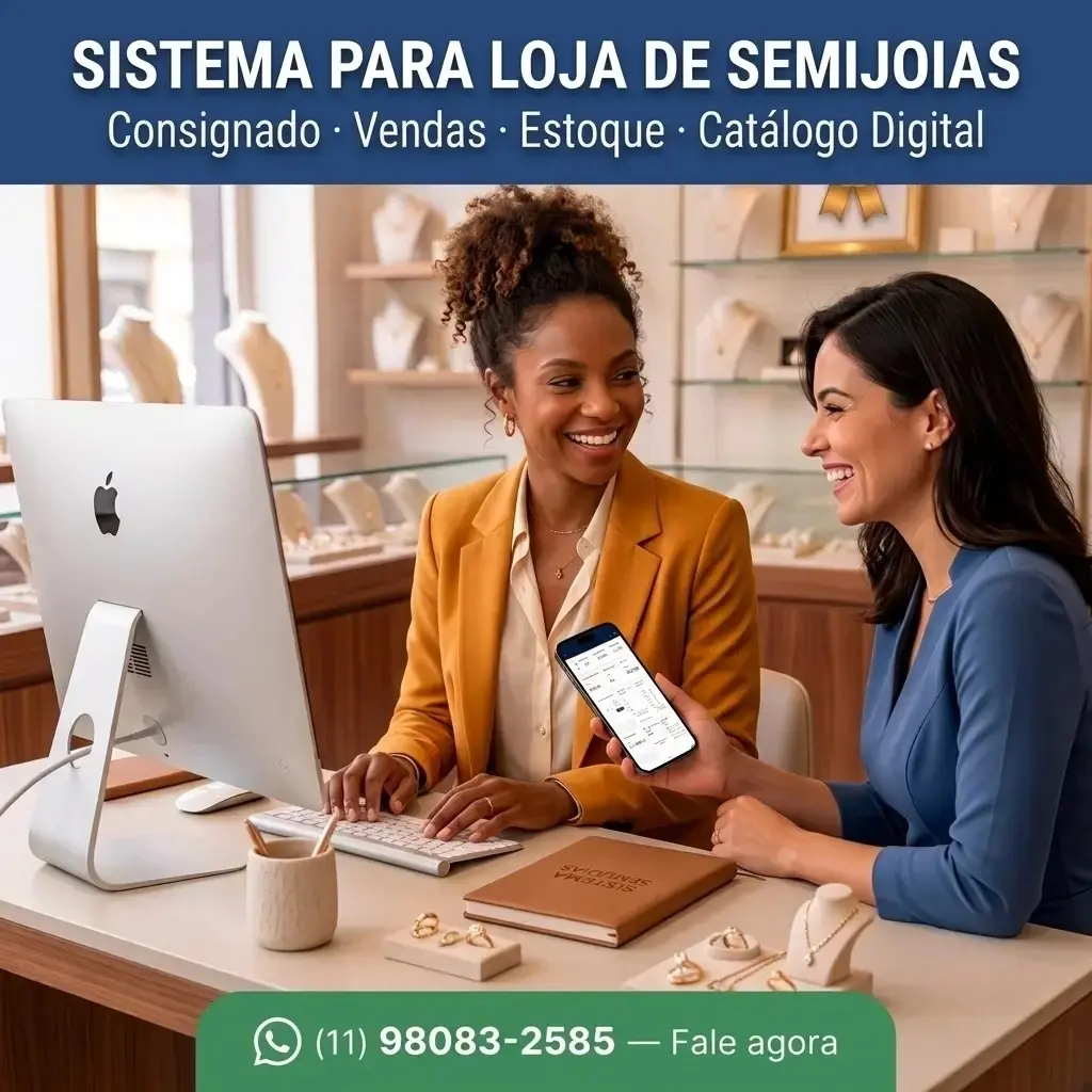 Solu��es para lojas de semijoias ? MIKON ERP