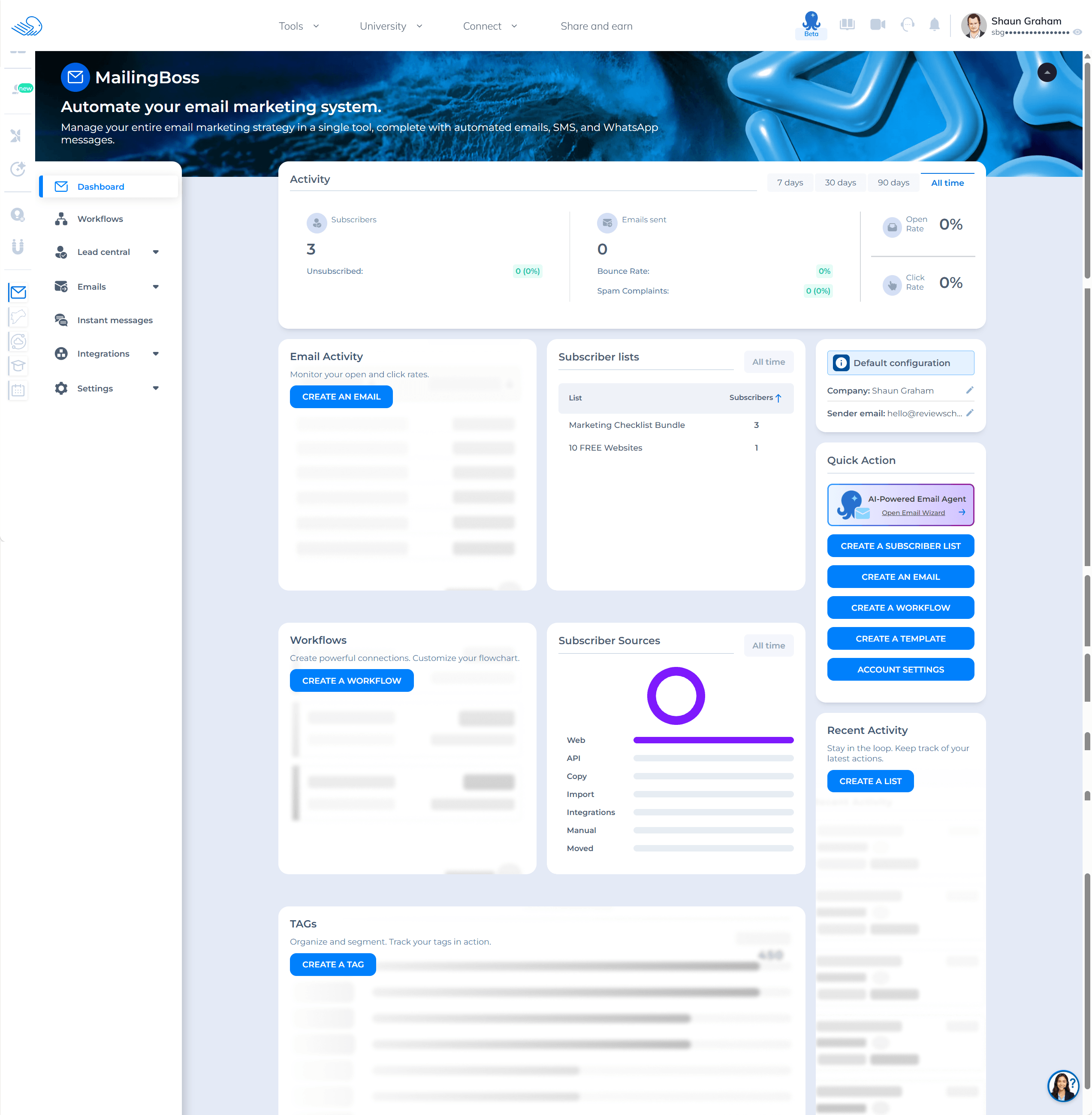 Builderall integrated marketing tools