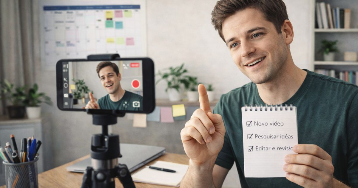 iniciante criando conte�do consistente no youtube