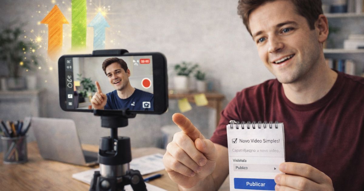 publicar vídeos simples gera crescimento no youtube