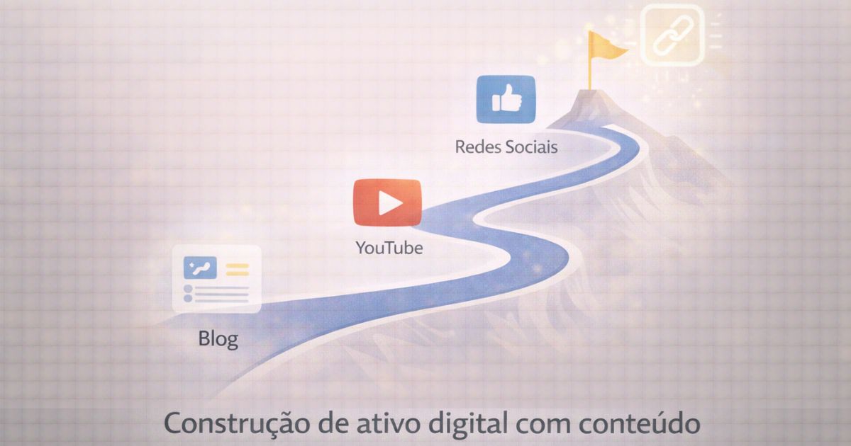 Constru��o de ativo digital com conte�do