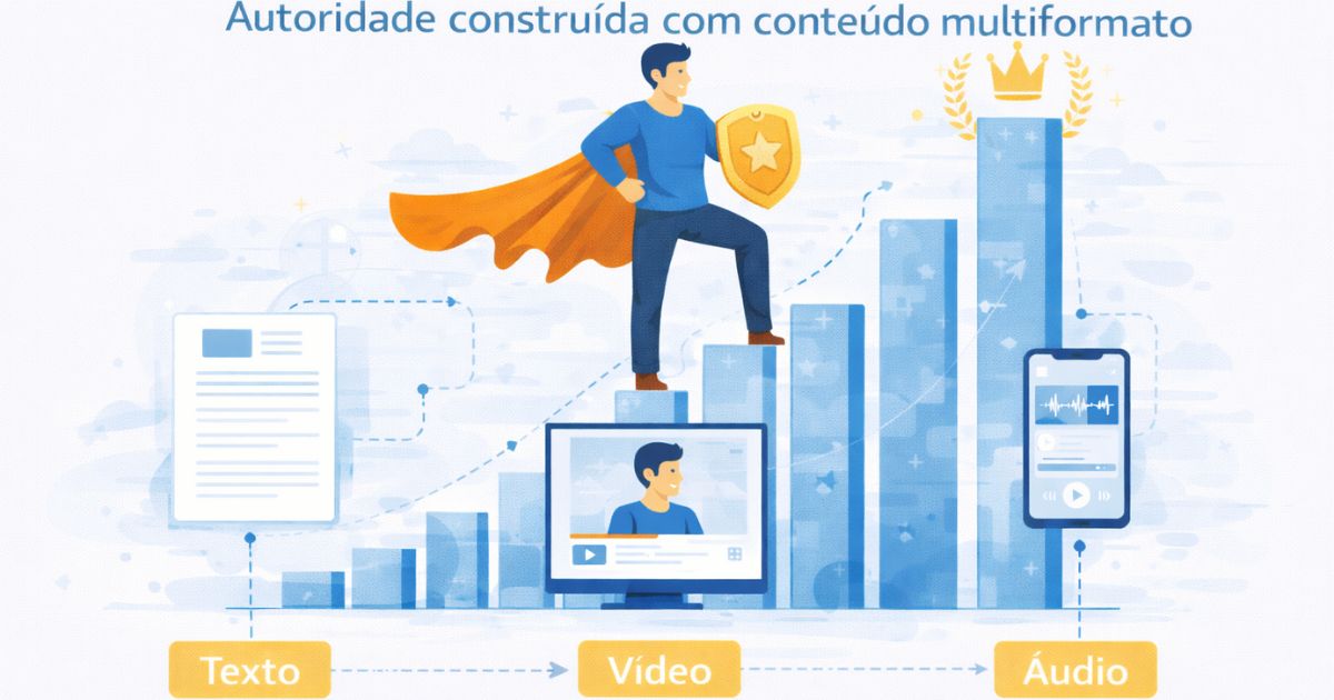 Autoridade construda com contedo multiformato