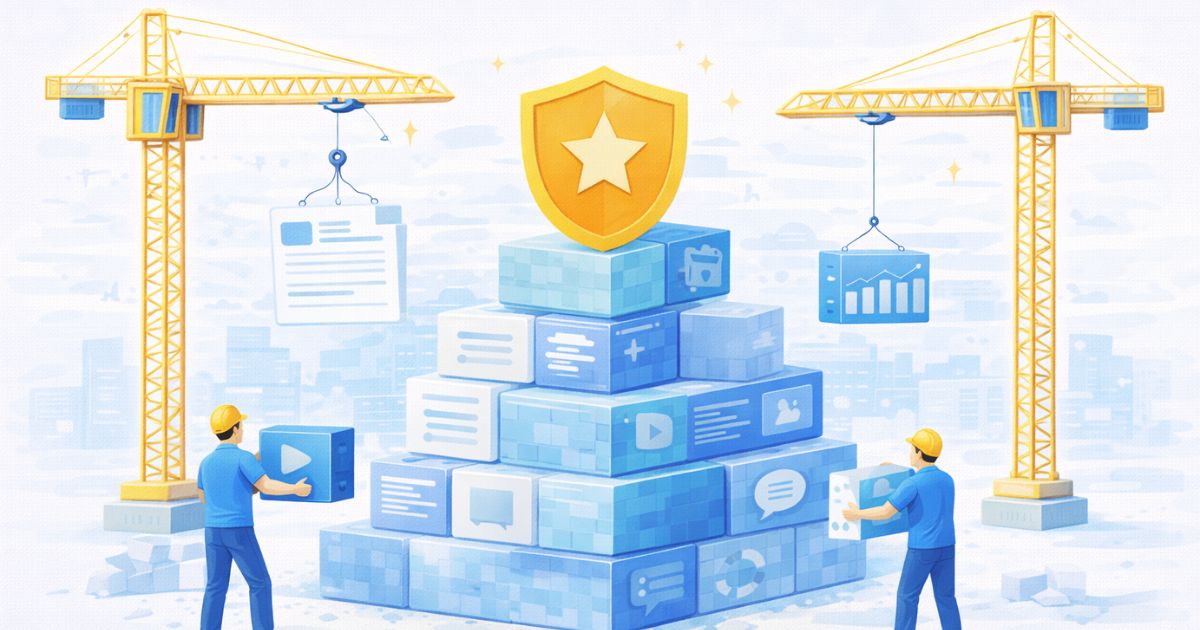 Construção sólida representando autoridade