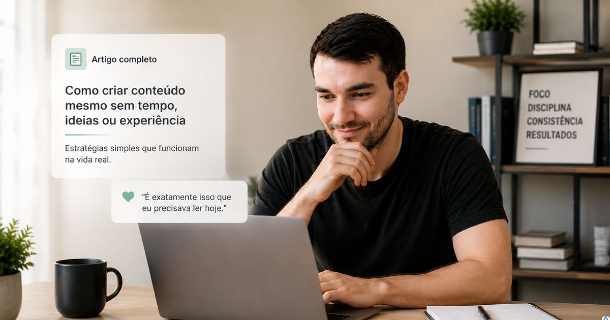 Leitor navegando por v�rios artigos relacionados dentro de um mesmo blog, demonstrando interesse cont�nuo e conex�o com a proposta do projeto.