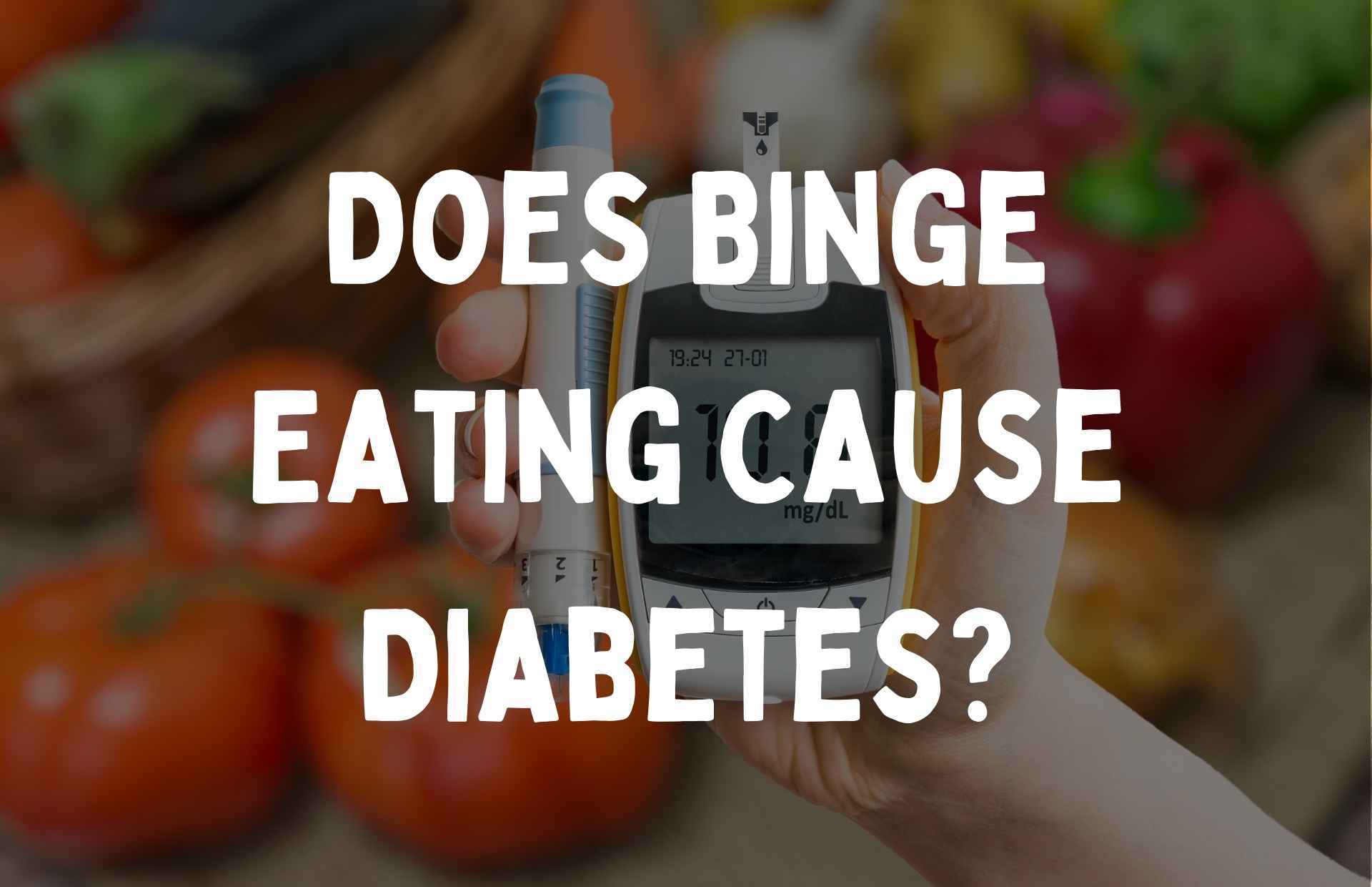 image of person with diabetes with text overlay on top