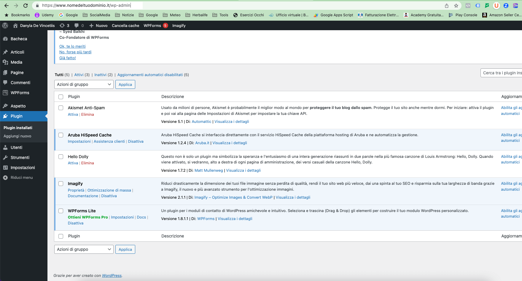 Installazione dei miglori plugin per wordpress