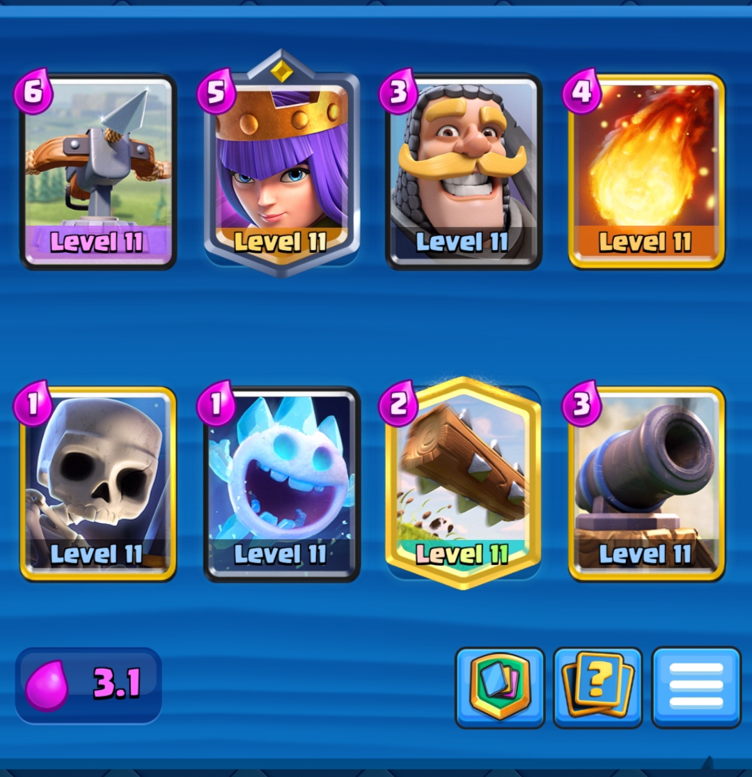 X-Bow Deck for Arena 13  Clash royale deck, Deck, Cool deck