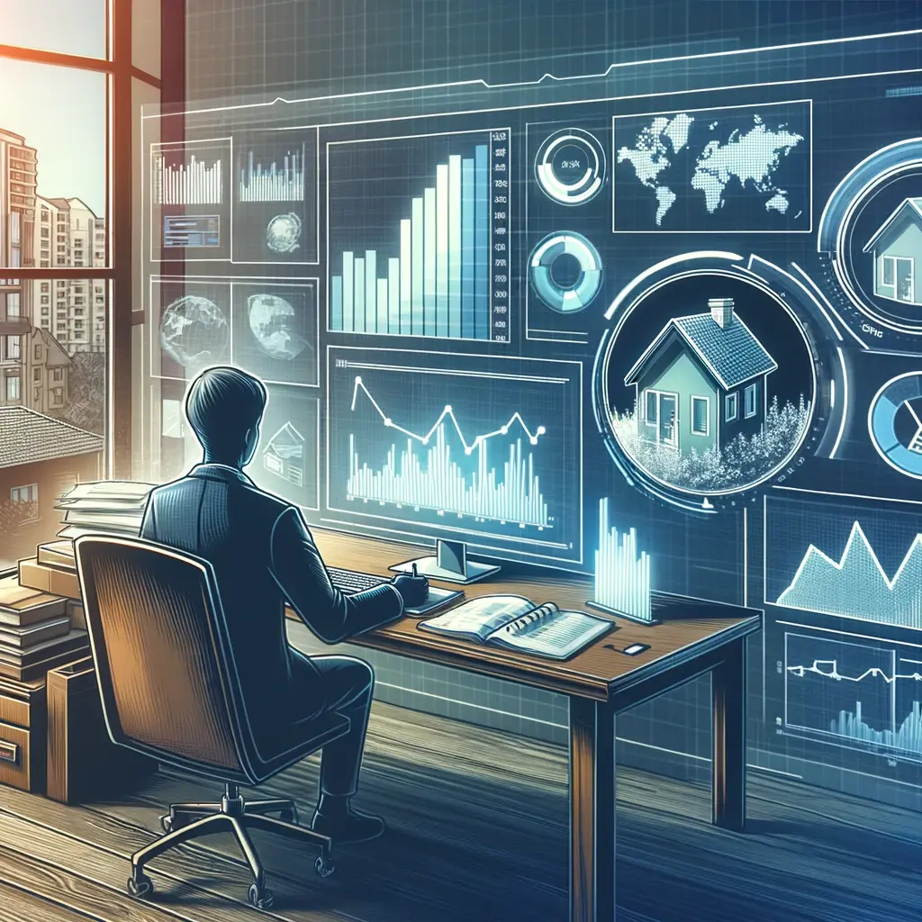homem analisando grficos financeiros